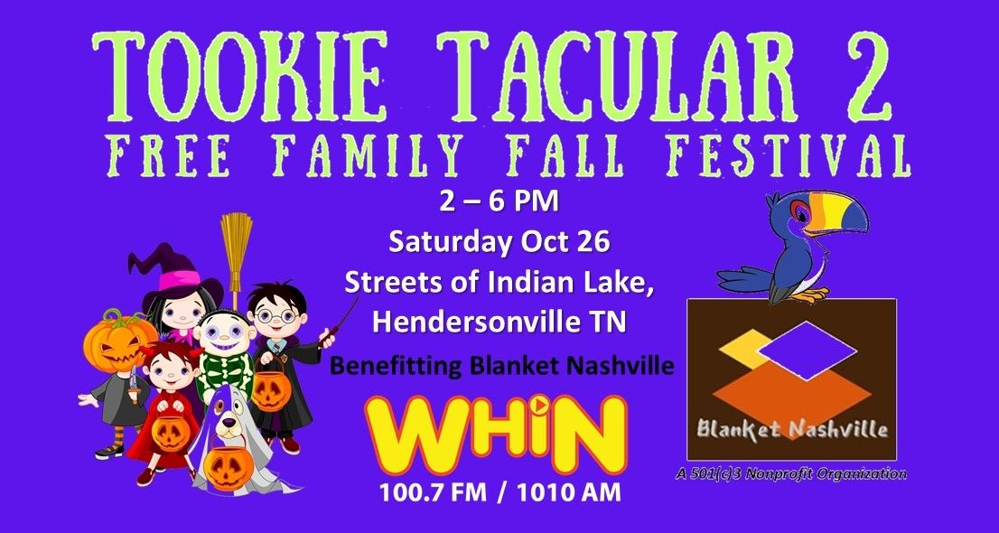 Tookie Tacular FREE Family Fall Event & "Tent" or Treating