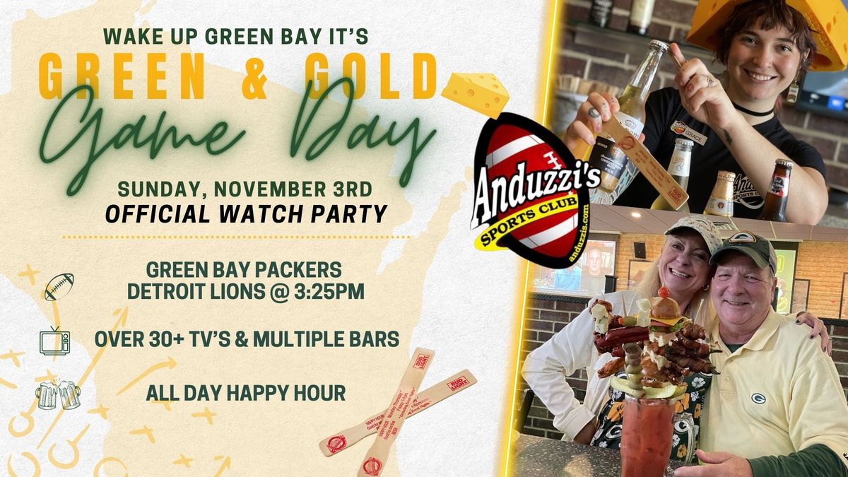 Official Watch Party: Green Bay Packers vs. Detroit Lions