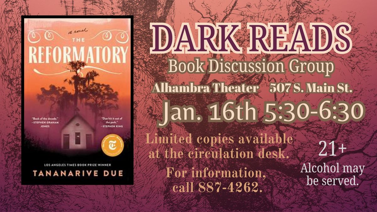 Dark Reads Book Discussion Group 