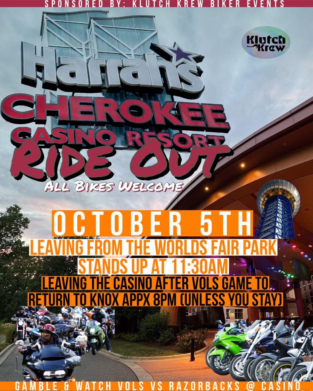 Harrahs Cherokee Ride Out 