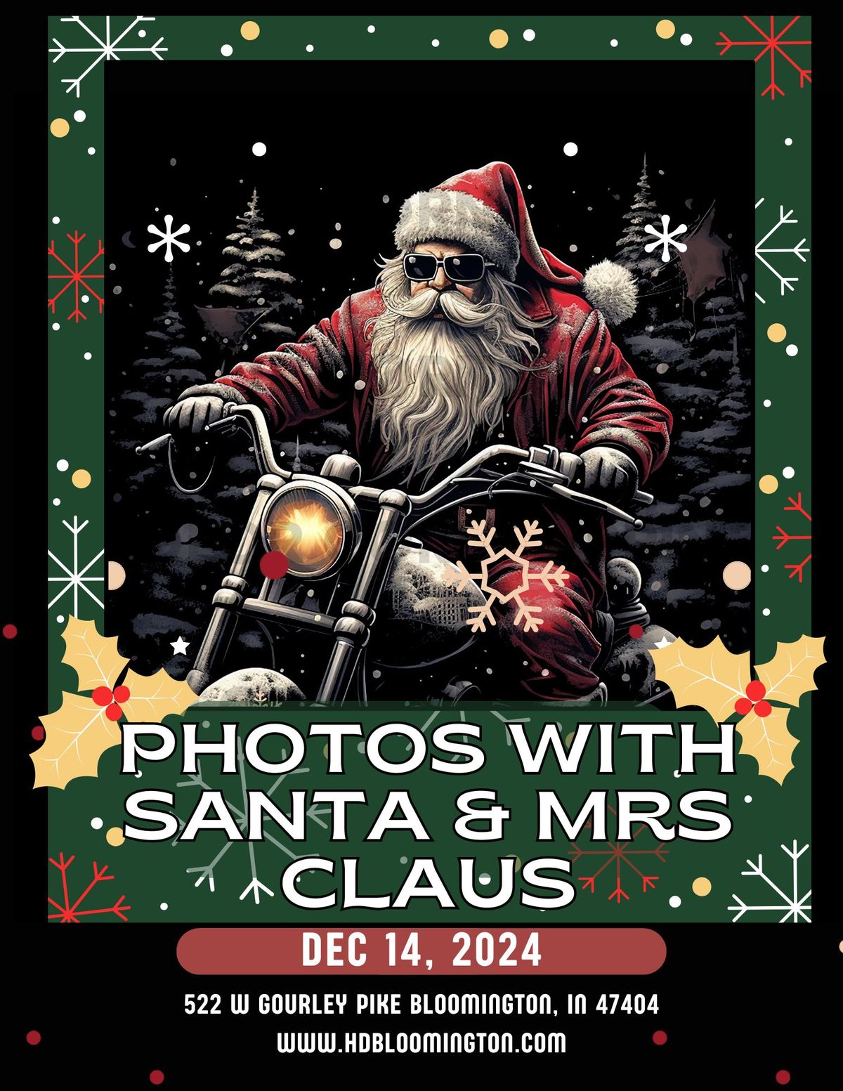 Photos with Santa & Mrs. Claus