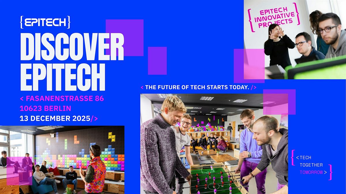 Campus Open Day: Discover Epitech - the premier school of IT and innovation