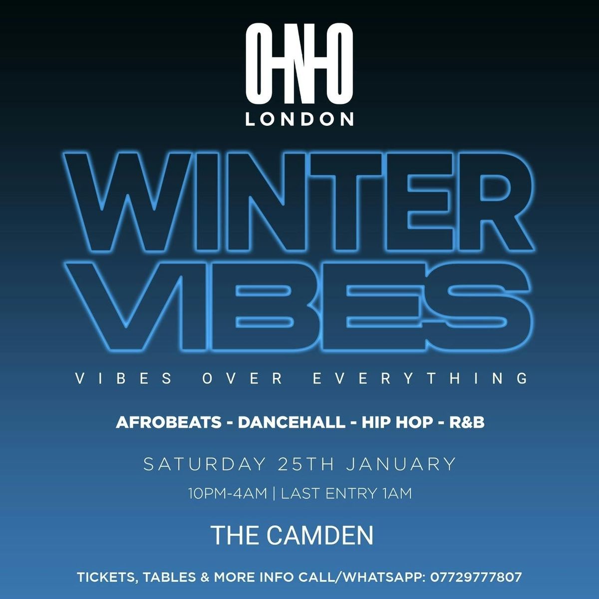 ONO LONDON - WINTER VIBES