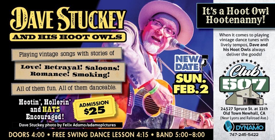 Dave Stuckey: It's HOOT OWLS Hootenanny at Club 507