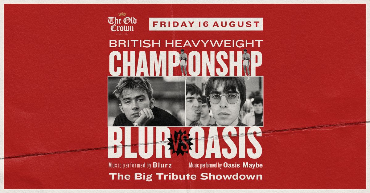 Blur vs Oasis - Live tribute at The Old Crown