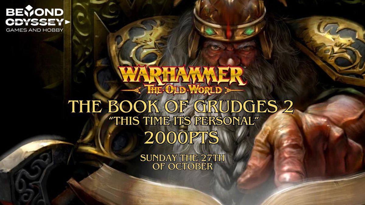 Warhammer the Old World "The Book of Grudges 2" 