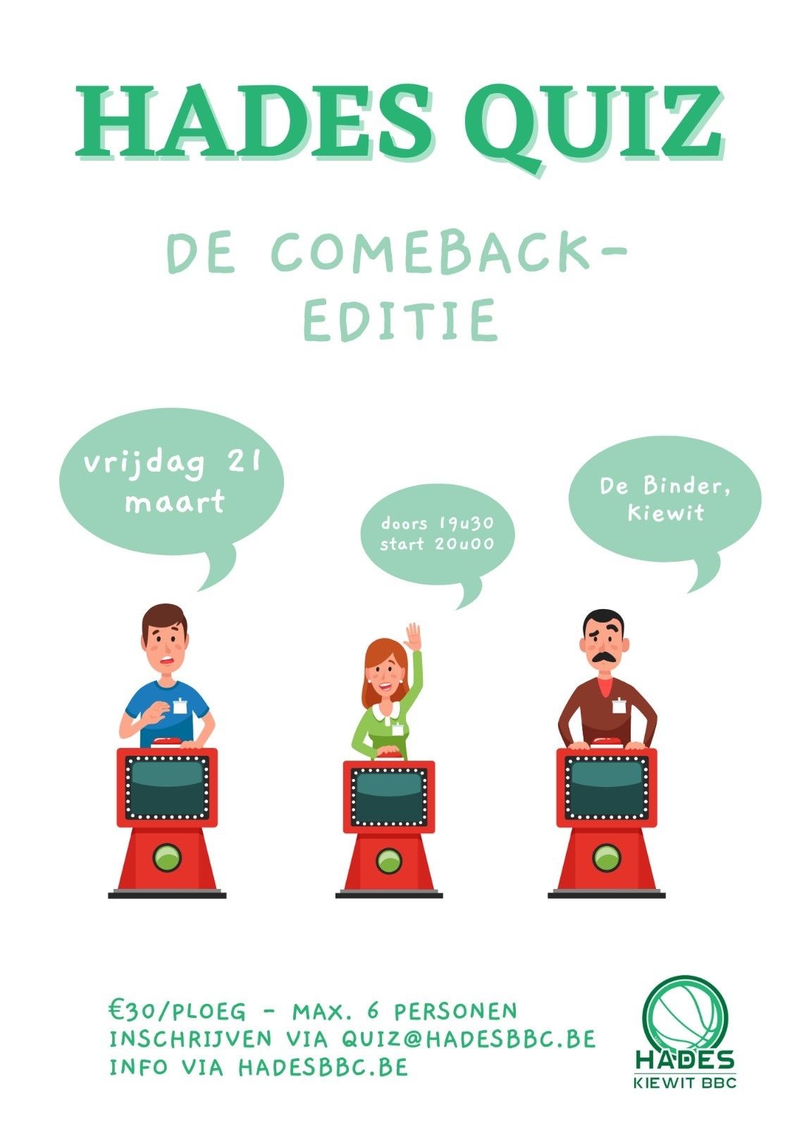 Hades Kiewit BBC | Quiz de comeback-editie   ***VOLZET***