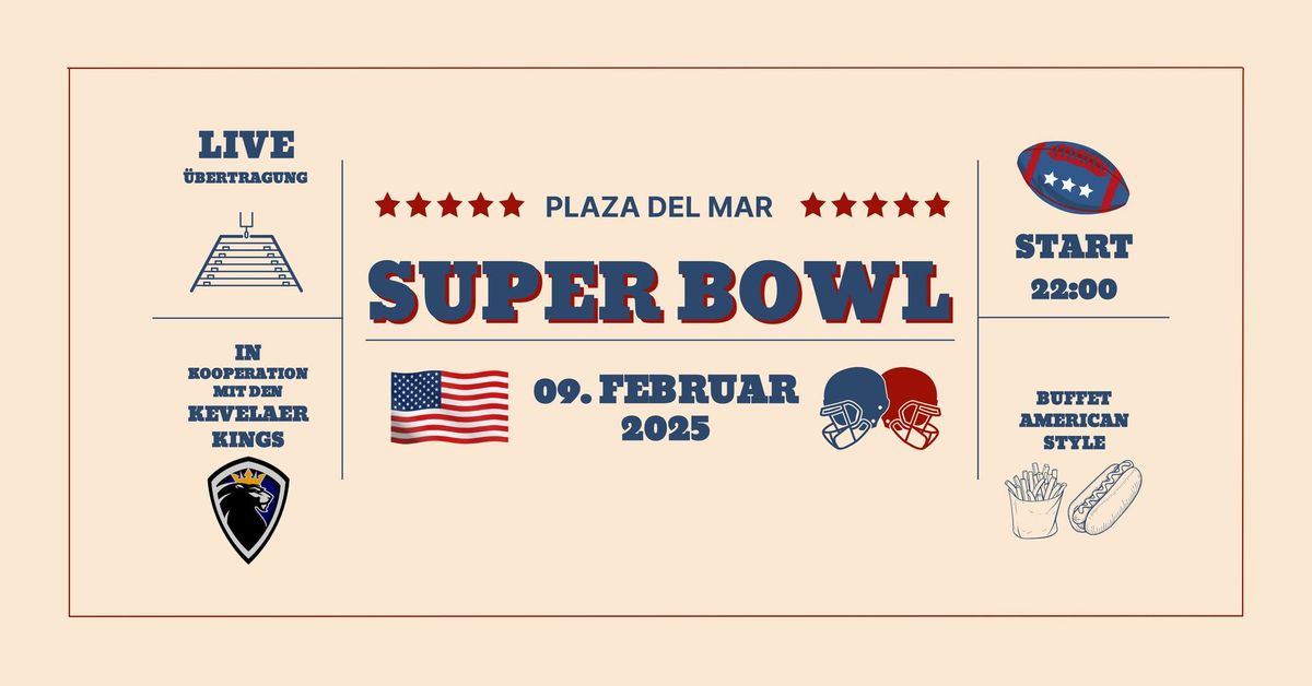 Super Bowl American Football Night mit Buffet 