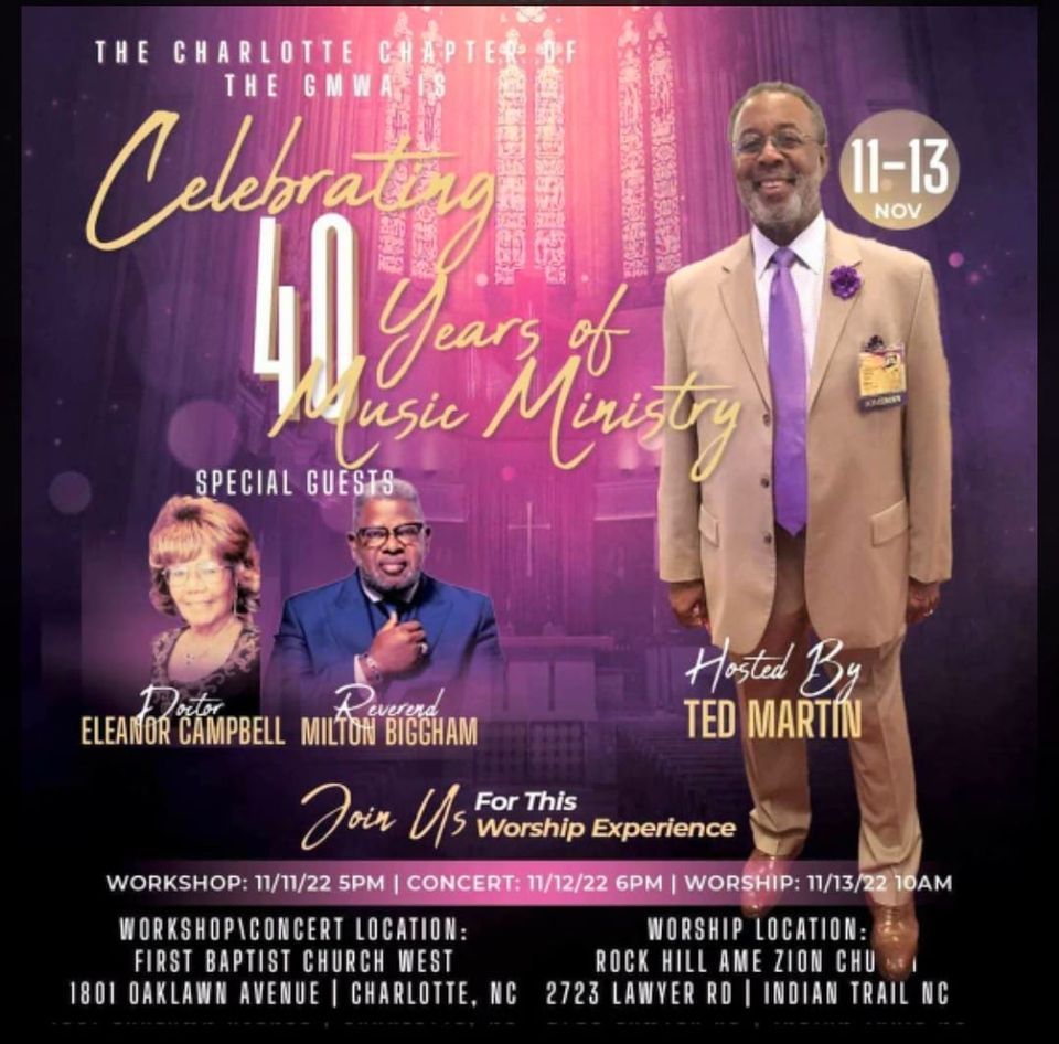 Charlotte Interdenominational Mass Choir's 40th. Anniversary