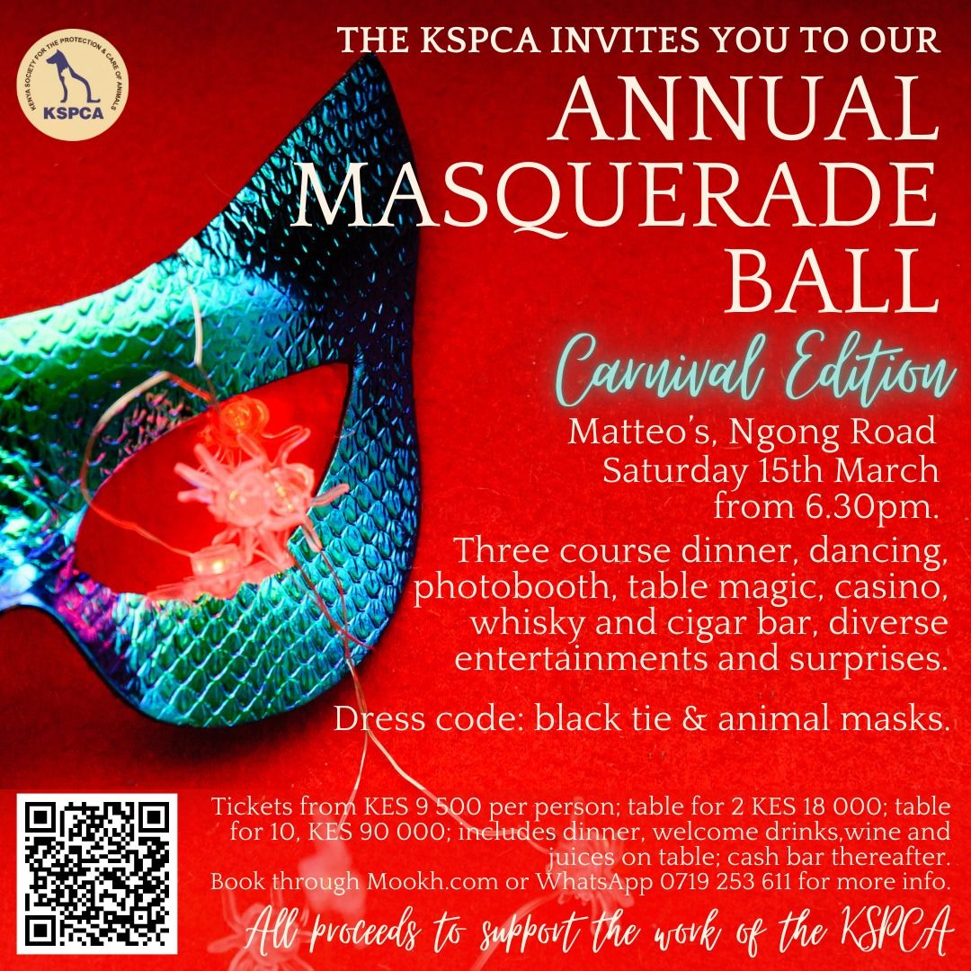 The KSPCA Annual Masquerade Ball \u2013 Carnival Edition