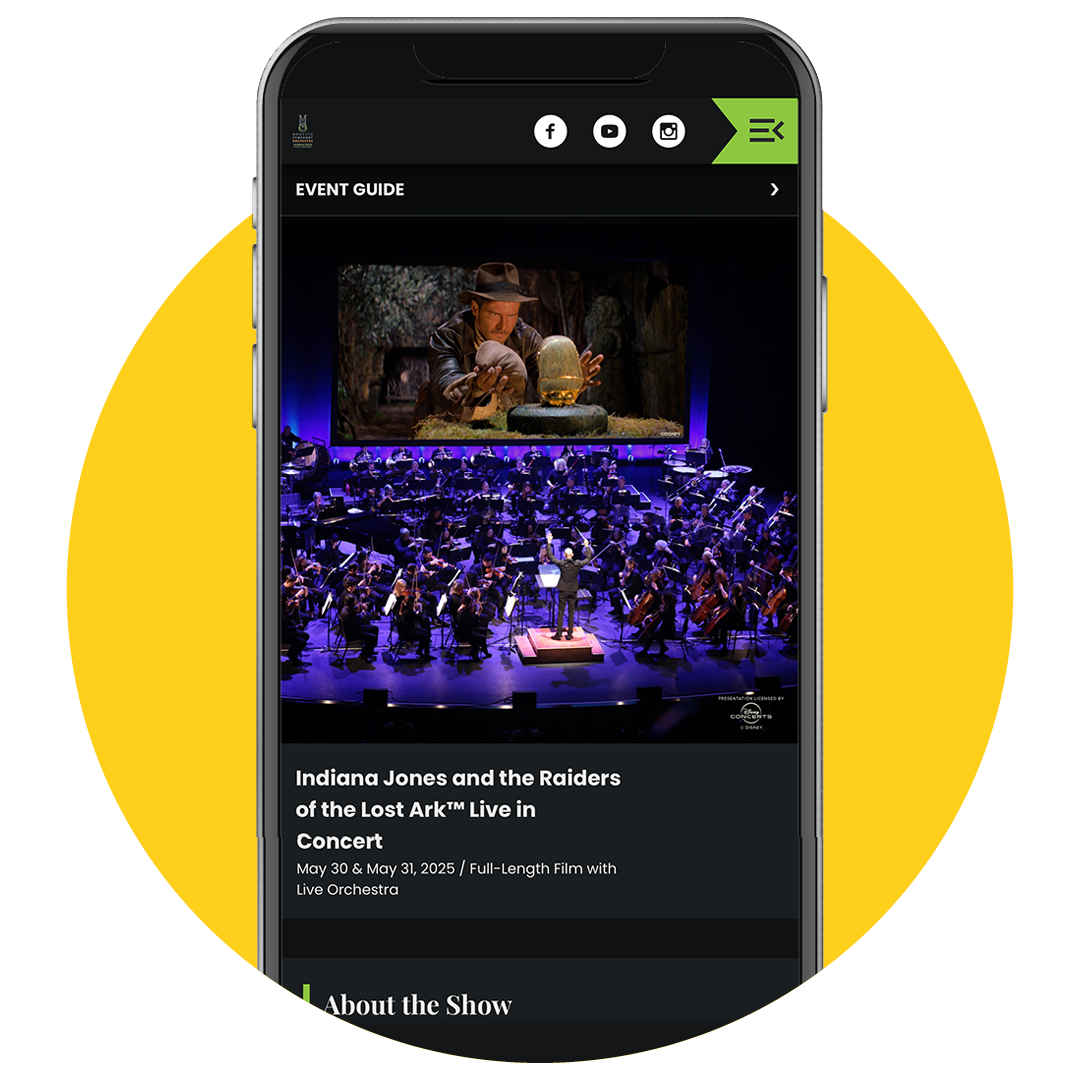 Indiana Jones and the Raiders of the Lost Ark In Concert at Auditorium Theatre Chicago