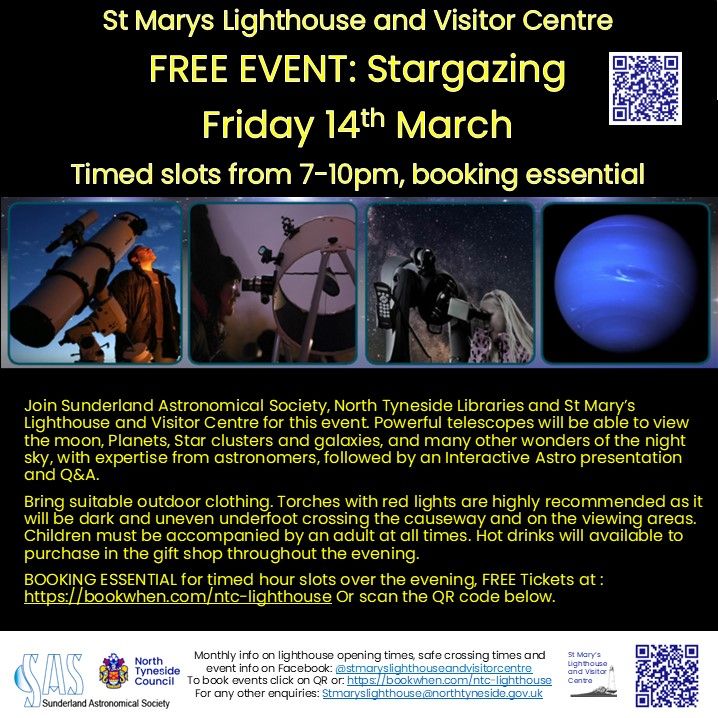 ***FULLY BOOKED***Stargazing at St Mary's booking essential