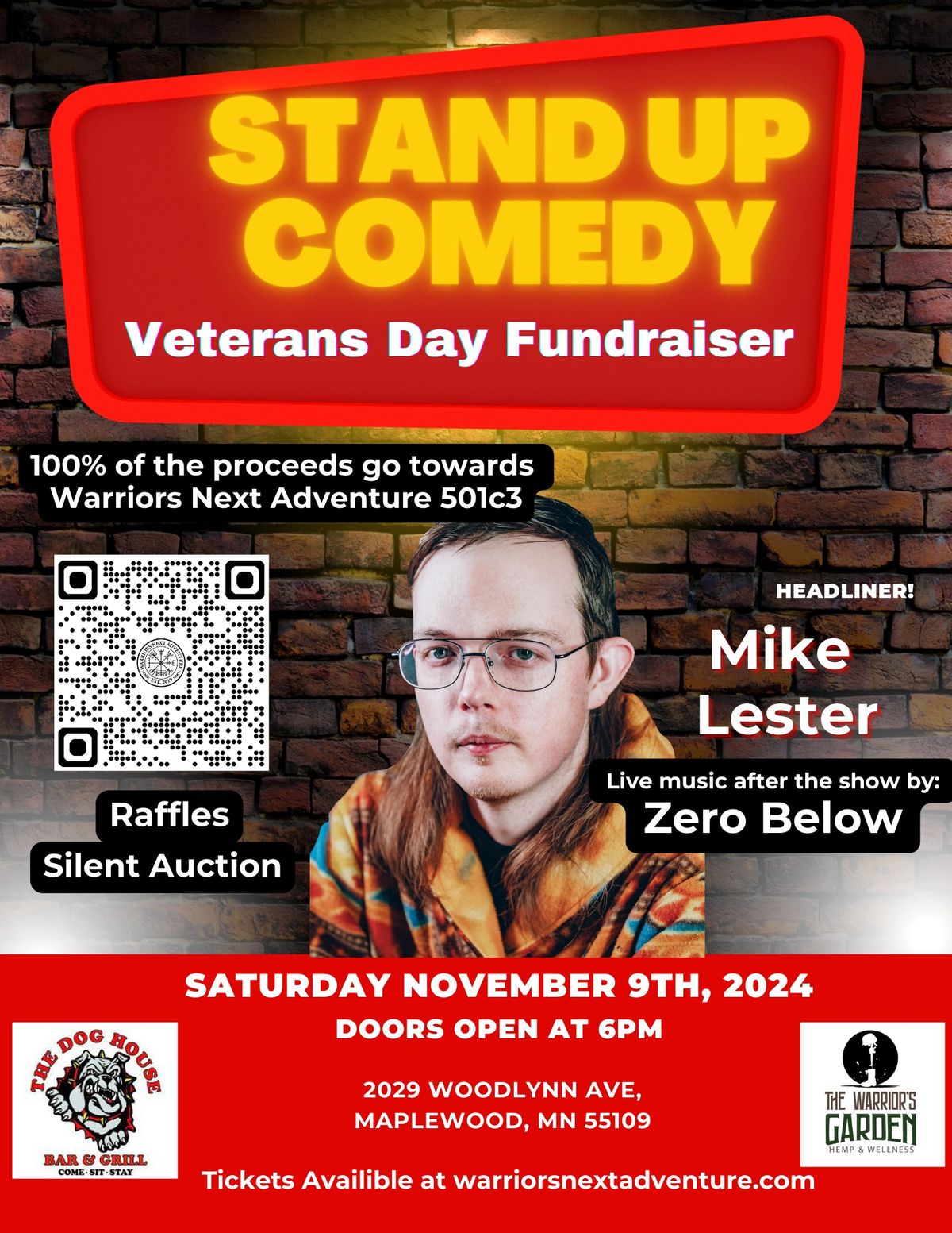 Comedy Show (Veterans Day Fundraiser)