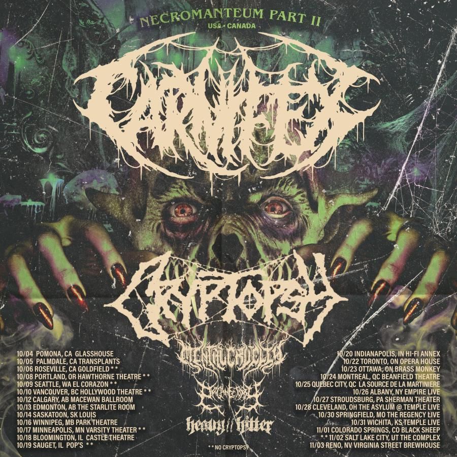 Carnifex with Cryptopsy (16+)