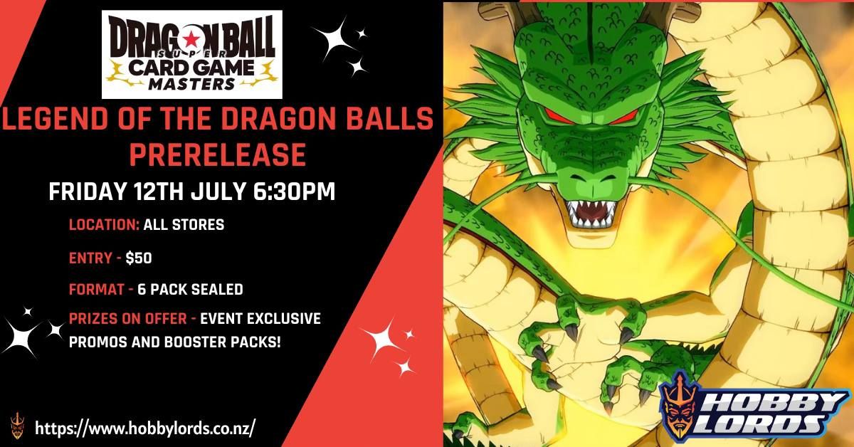 Dragon Ball Super Masters: Legend of the Dragon Balls Prerelease