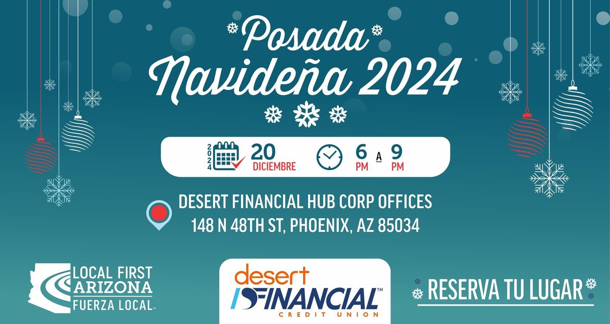 Posada Navide\u00f1a 2024 de Fuerza Local y Desert Financial - \u00a1Celebremos con Fuerza!