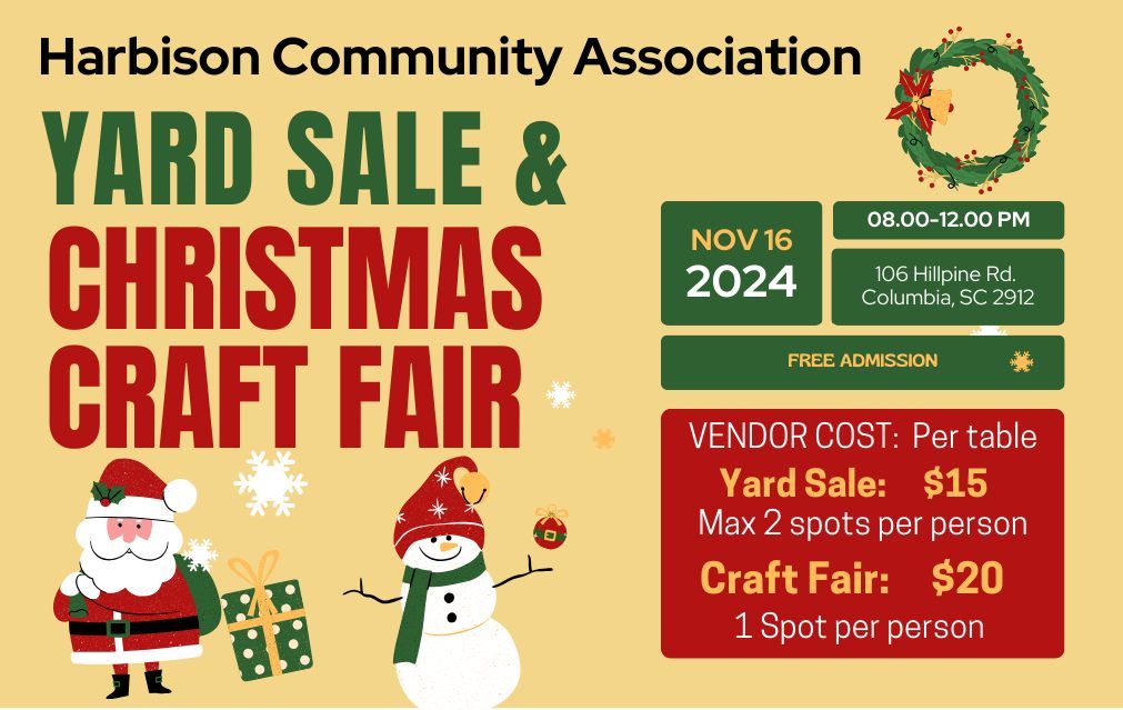 Indoor Christmas Craft Fair and Yard Sale