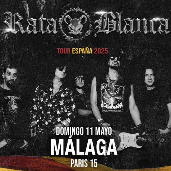 Rata Blanca en M\u00e1laga (Sala Paris 15)