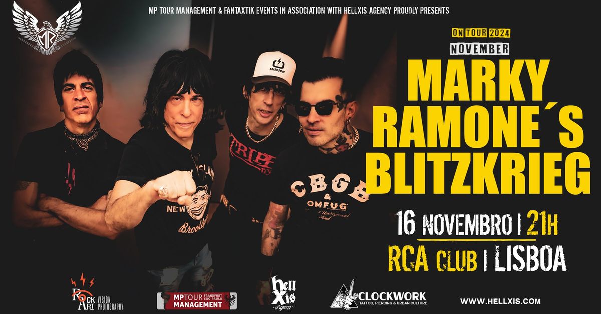 MARKY RAMONES BLITZKRIEG @ Lisboa