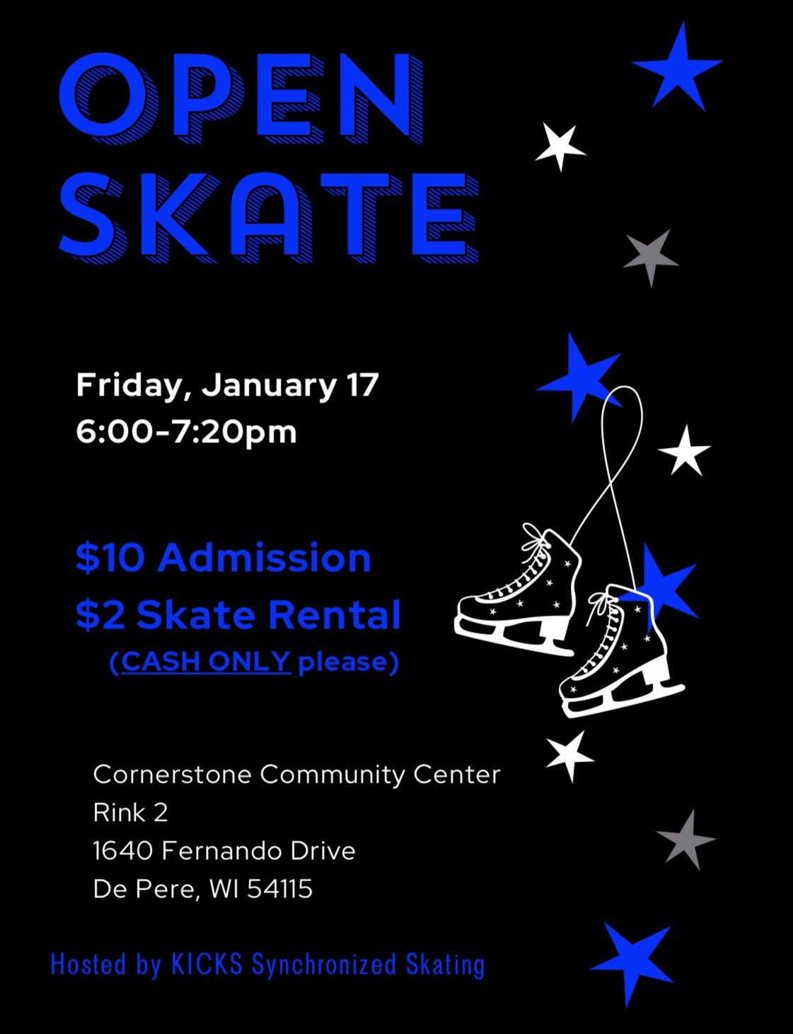 Open Skate at Cornerstone Community Ice Center