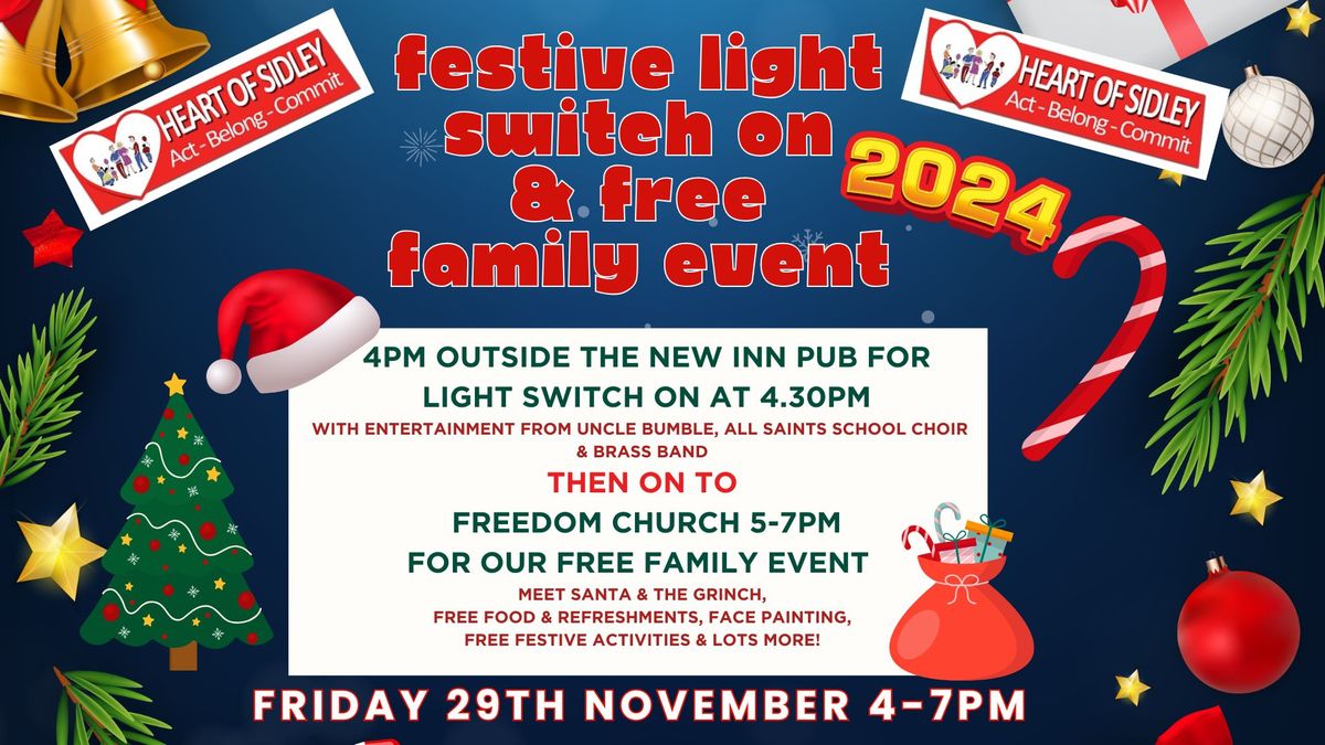 HOS Festive Lights 2024 Switch On & Free Family Event!