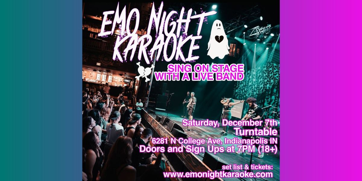 Emo Night Karaoke at Turntable Indy