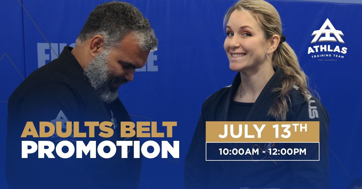 Adult Belt Promotion