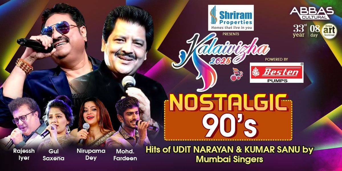 NOSTALGIC 90s - Kumar Sanu & Udit Narayan Hits