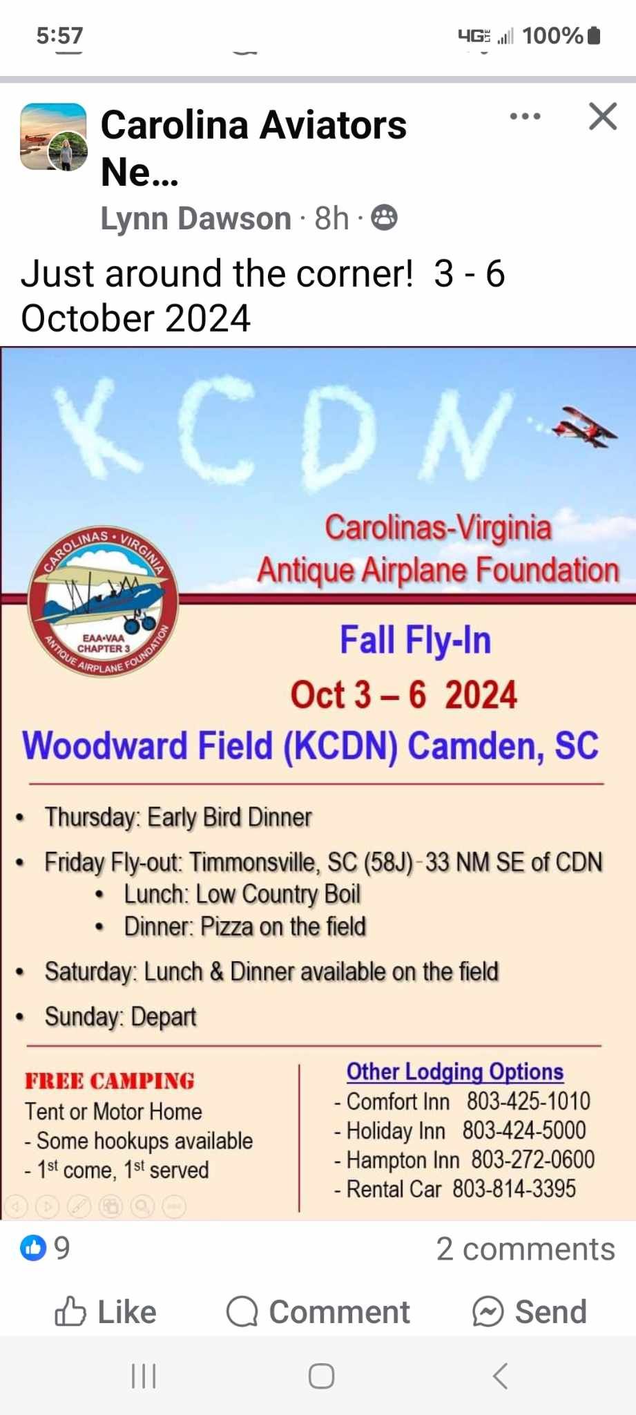 Camden SC Fly-In (KCDN)