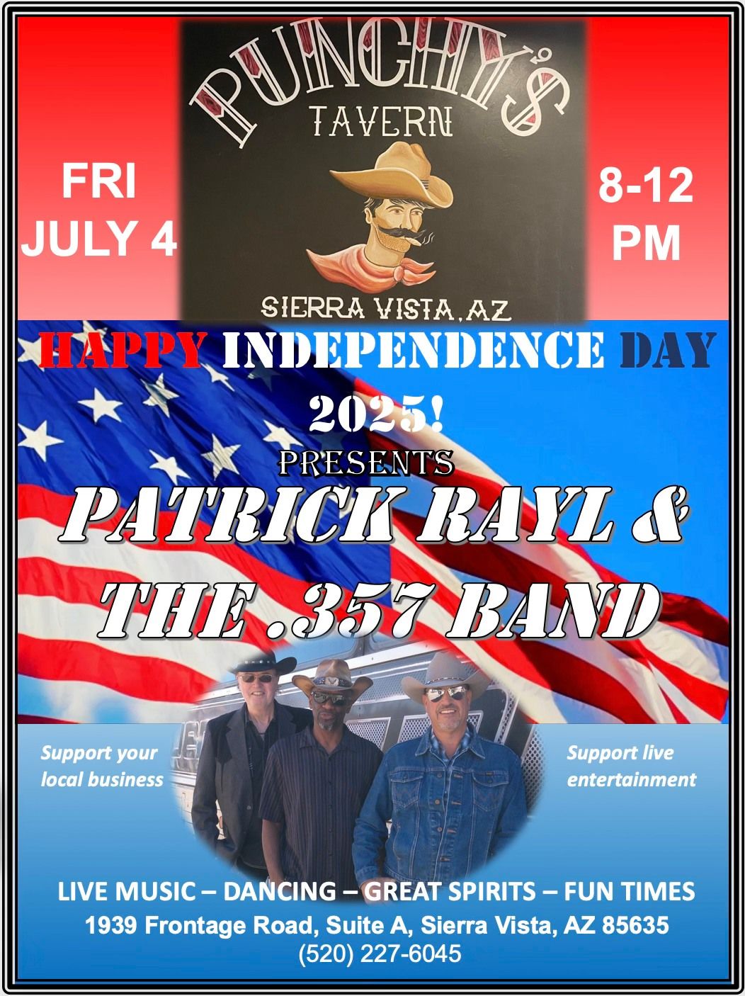 PATRICK RAYL & THE .357 BAND