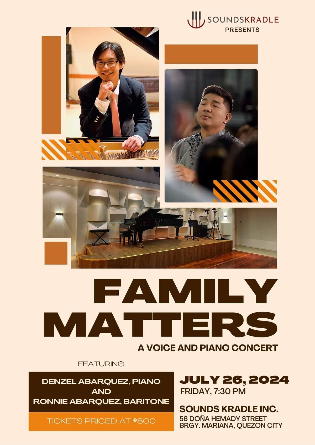 Family Matters: A Voice and Piano Concert