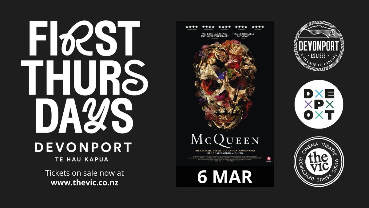 First Thursdays Artist Film: MCQUEEN at The Vic Devonport