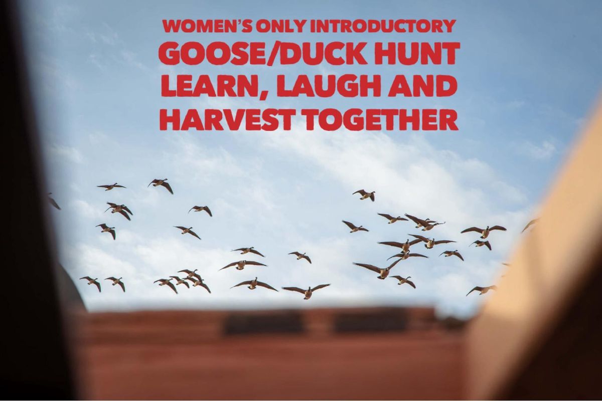 Wildlife Women Beginner Waterfowl hunt