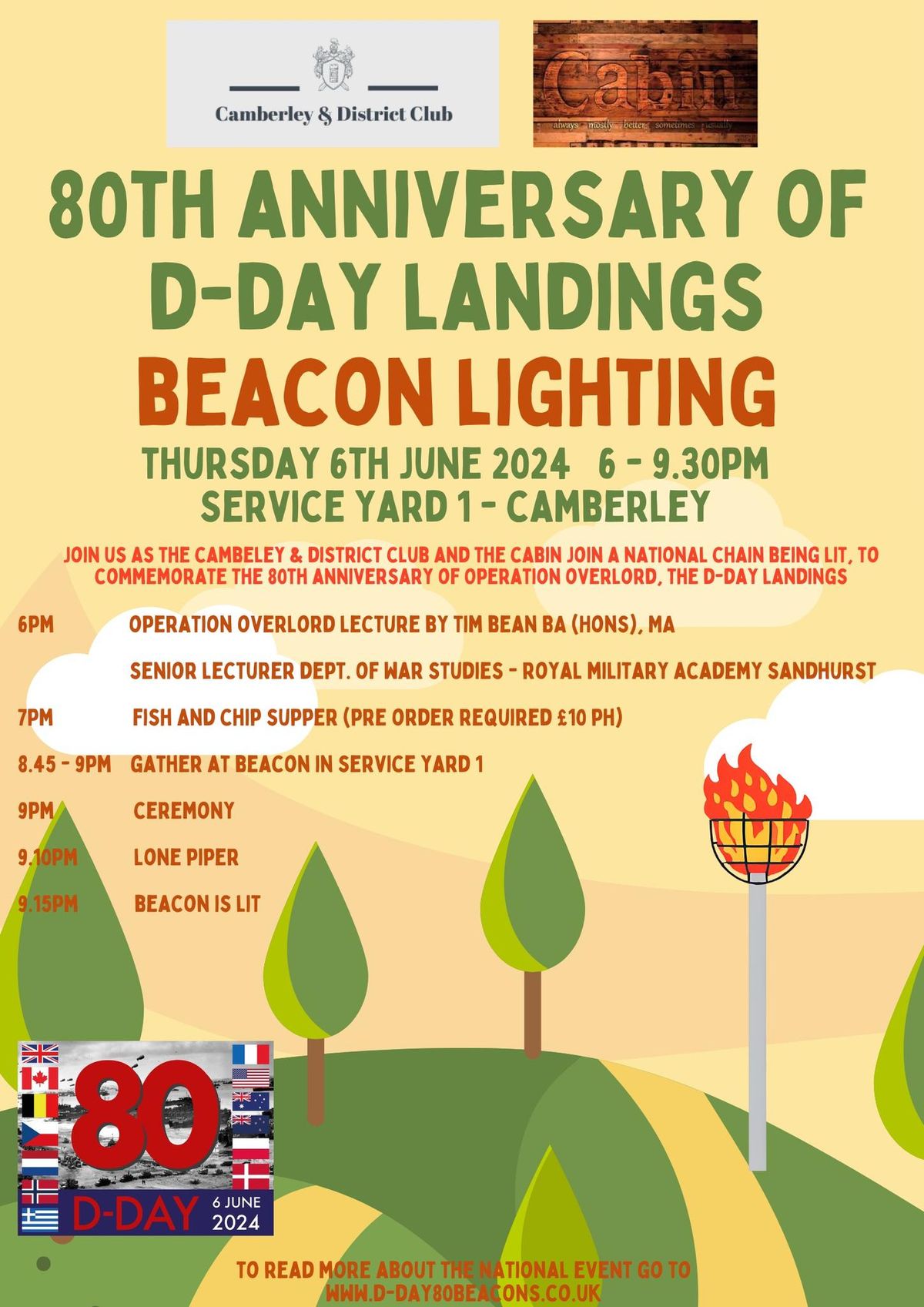 80th Anniversary D-Day Landings - Beacon Lighting