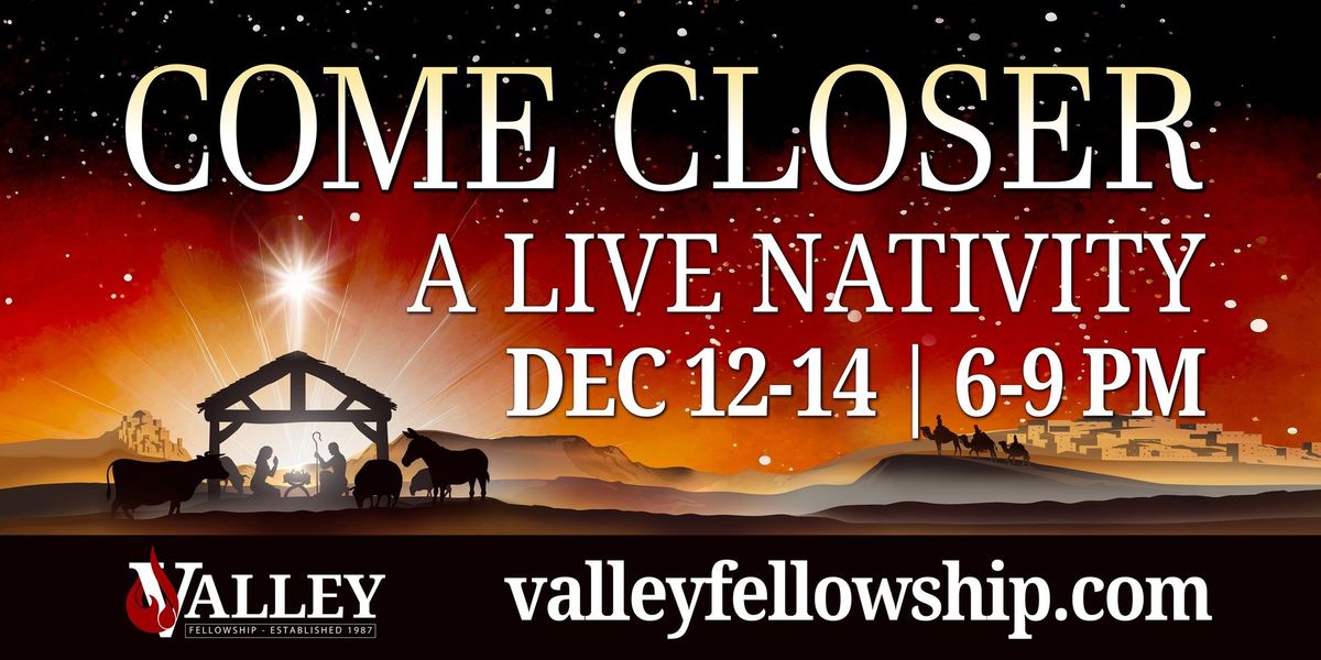 Come Closer: A Live Nativity