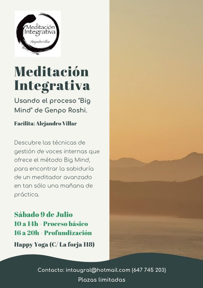Jornada de Meditaci\u00f3n Integrativa (Big Mind) en Barcelona