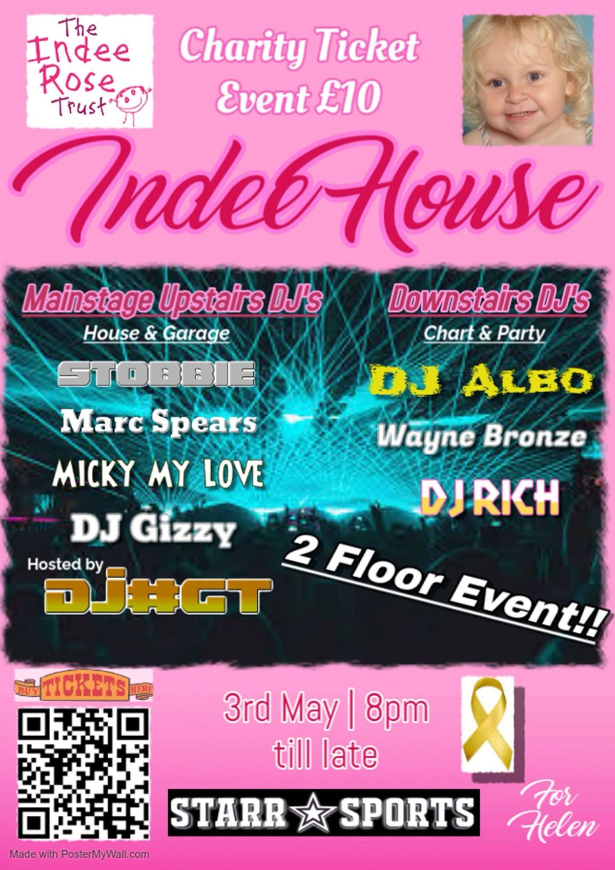 Indee House - Charity Night for the Indee Rose Trust