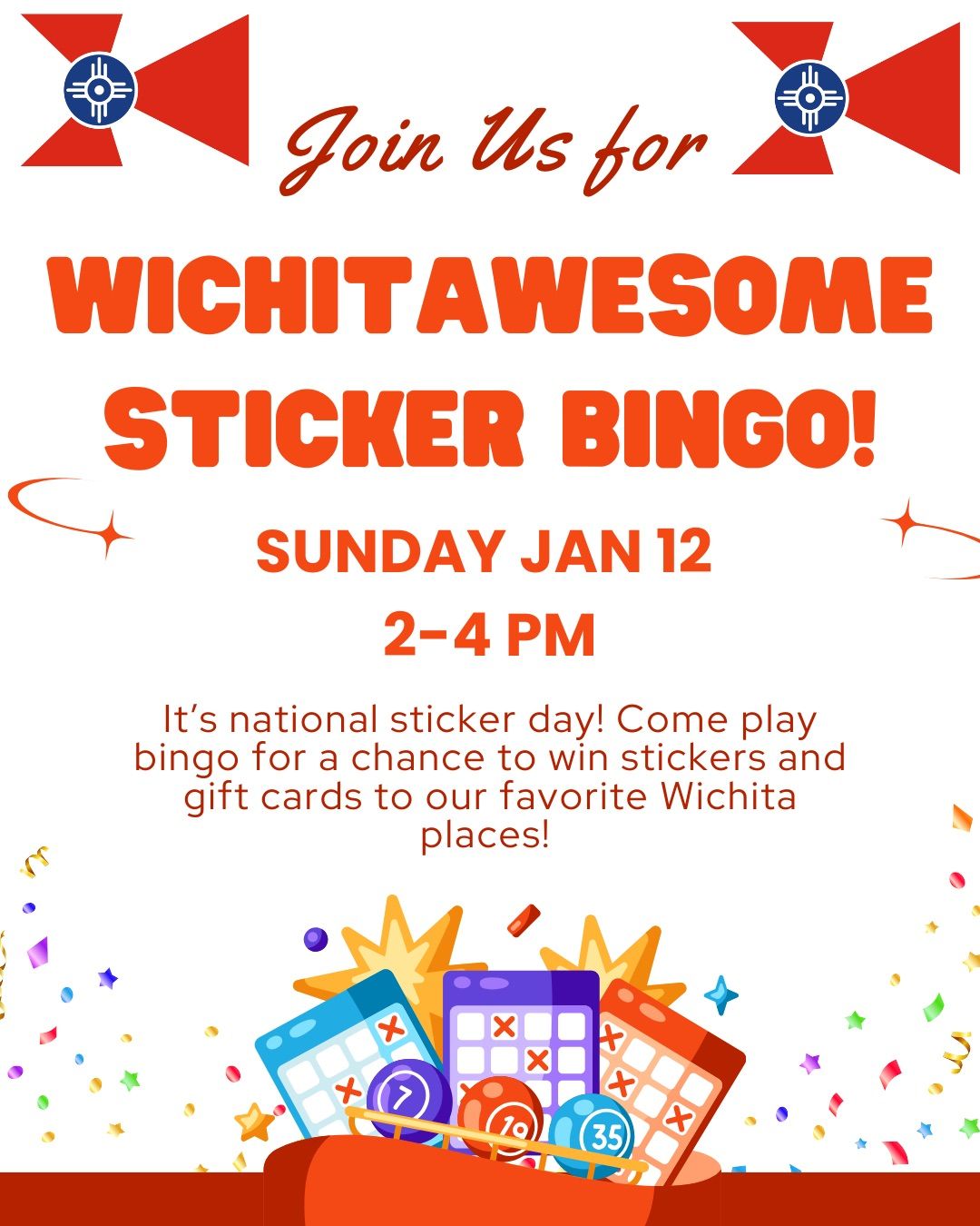 Wichitawesome Sticker Bingo