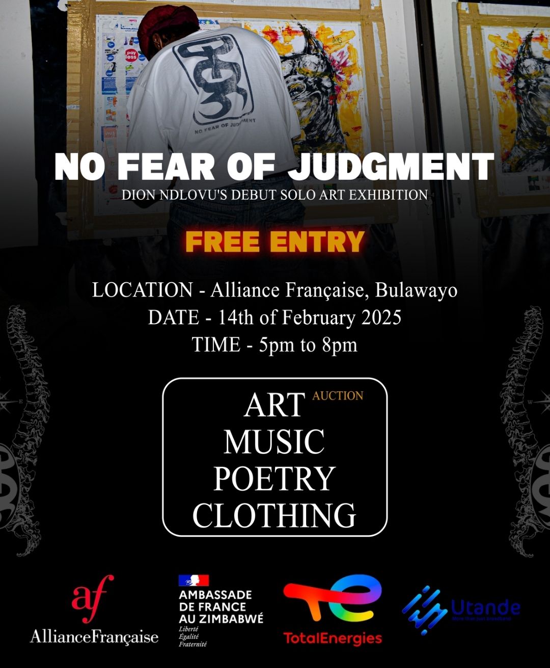 Launching of "No Fear of Judment", an exhibiton by Dion Ndlovu