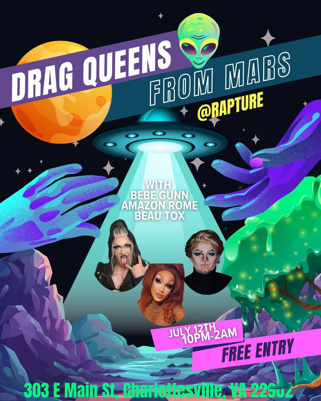 !!!RESCHEDULED!!! Drag Show: DRAG QUEENS FROM MARS