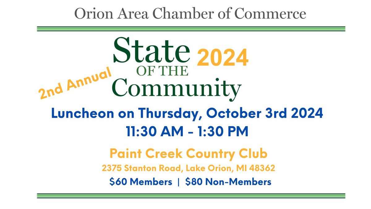 State of the Community Luncheon 2024