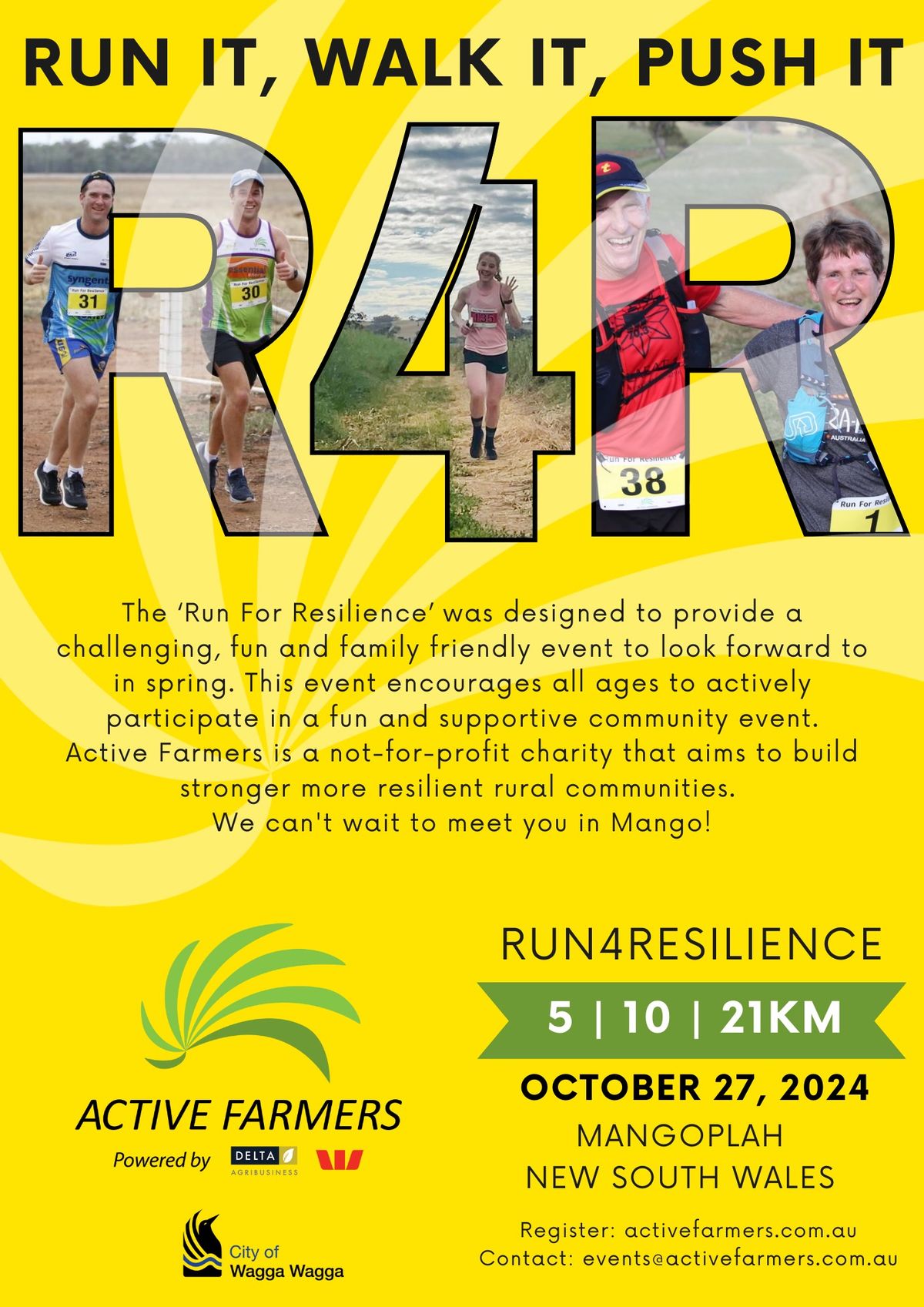 2024 Active Farmers Run4Resilience @ Mangoplah NSW