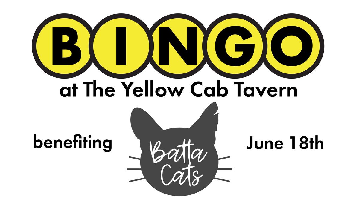 Charity Bar Bingo - Batta Cats - June 18th