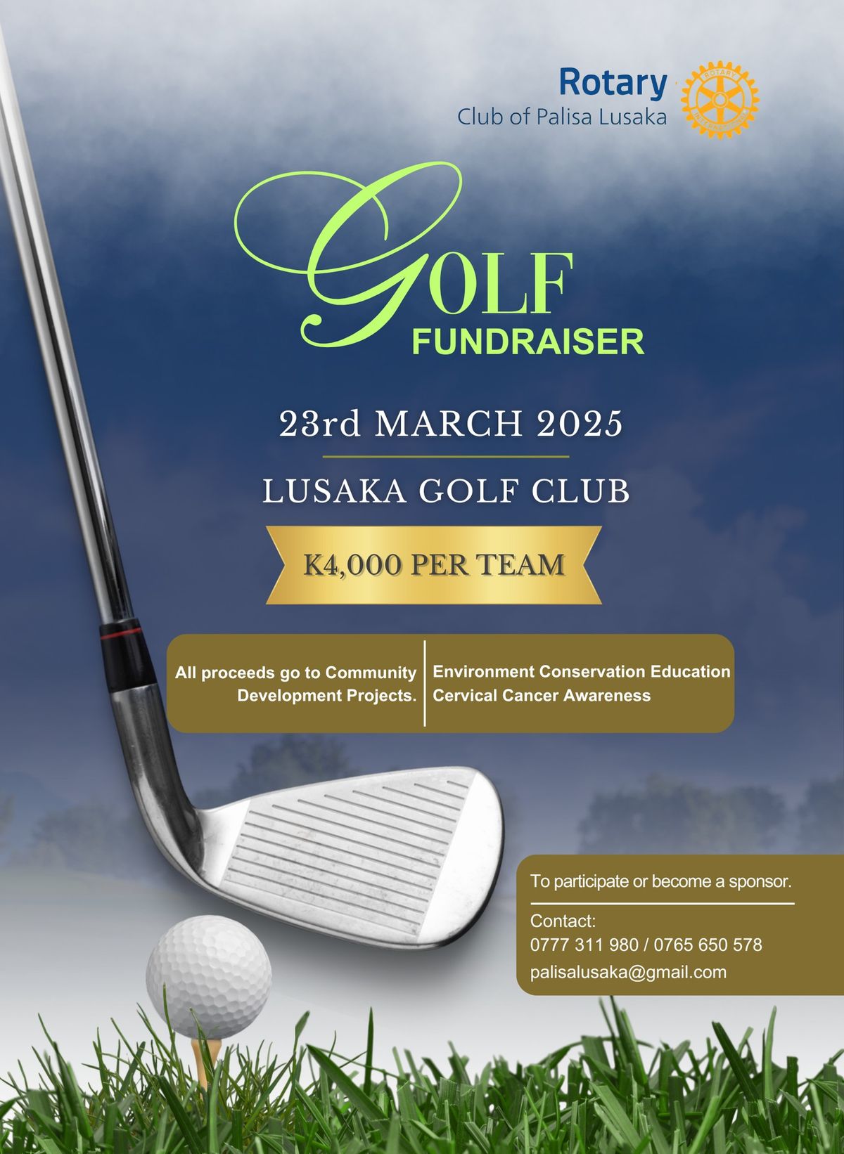 Rotary Club of Palisa Golf Fundraising Event