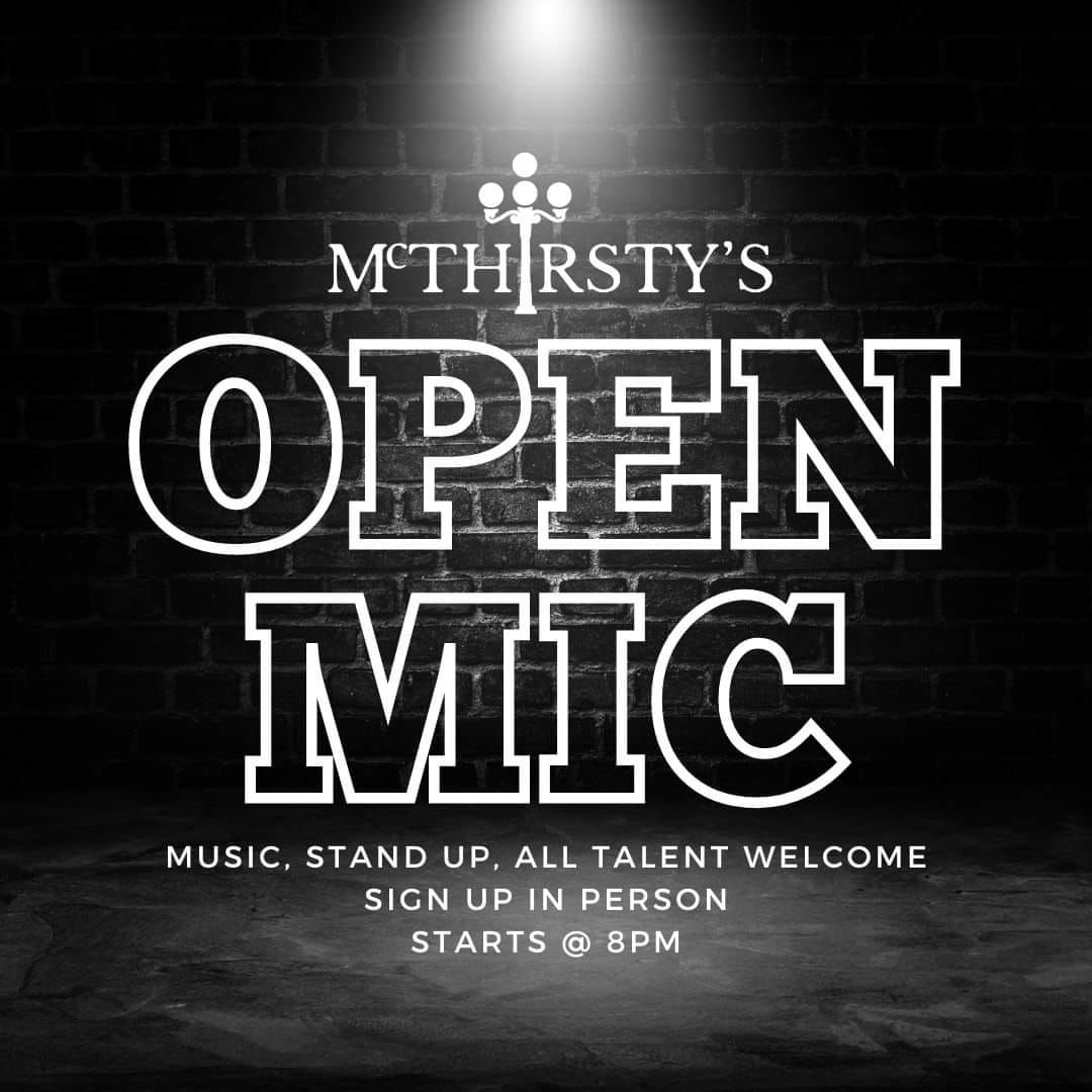 Sunday Funday Open Mic @ Mcthirsty's 