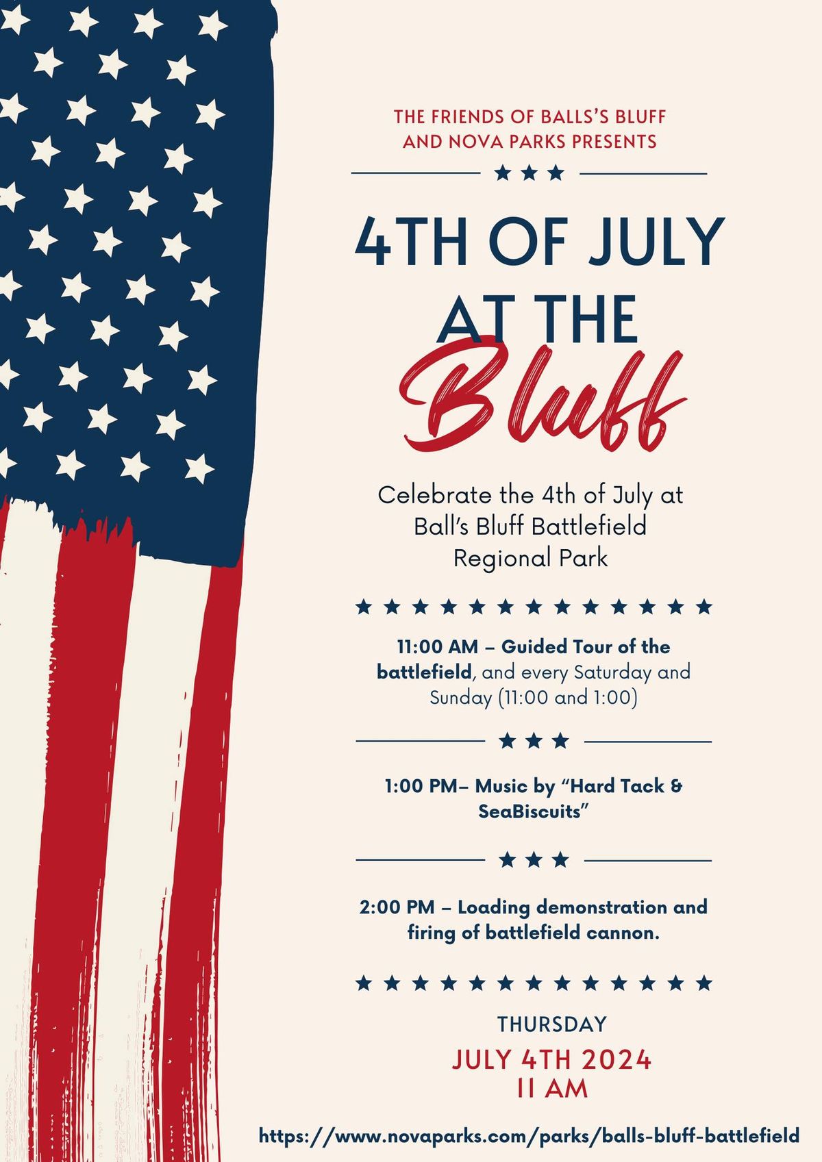 Independence Day Celebration at Ball's Bluff