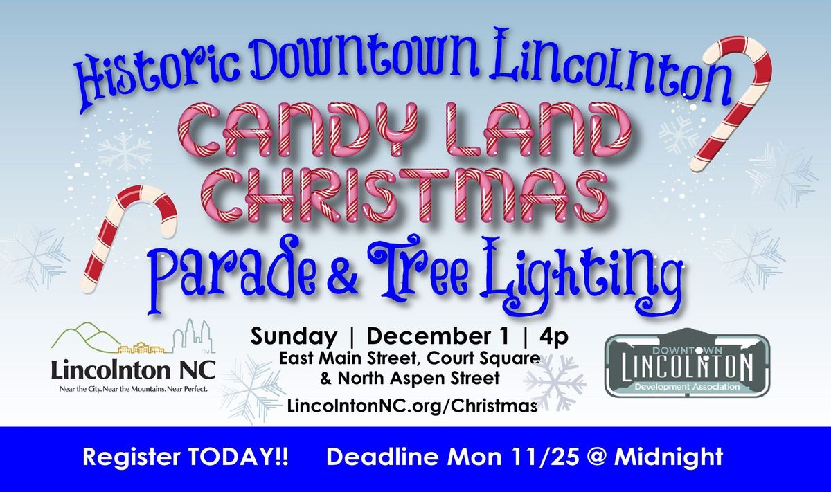 2024 Lincolnton Christmas Parade & Tree Lighting!