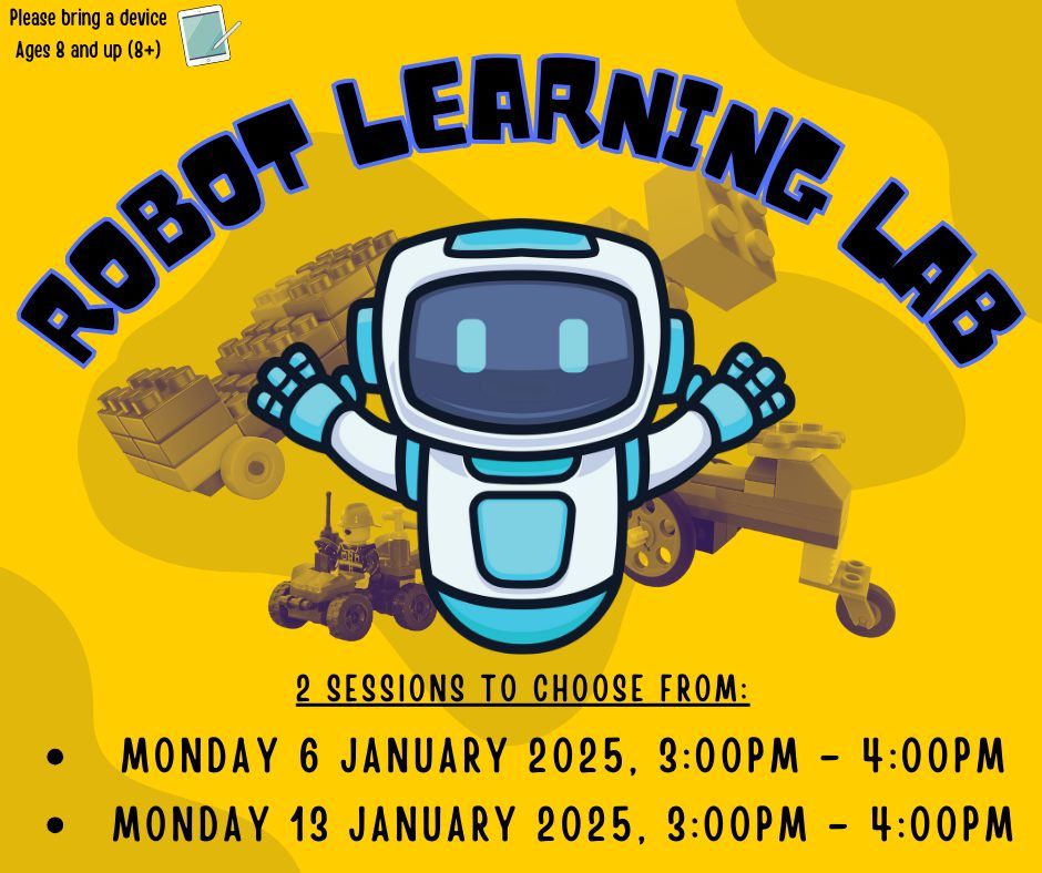 Robo Learning Lab (Registrations Required)