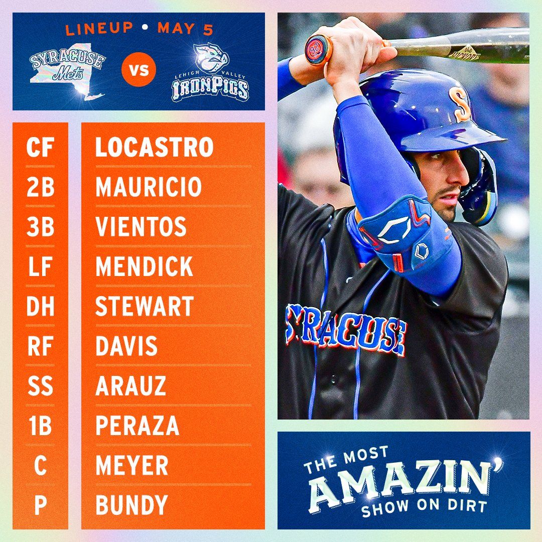 Syracuse Mets vs. Lehigh Valley IronPigs