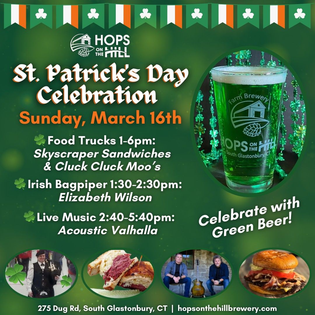 St. Patrick's Day Celebration at Hops on the Hill